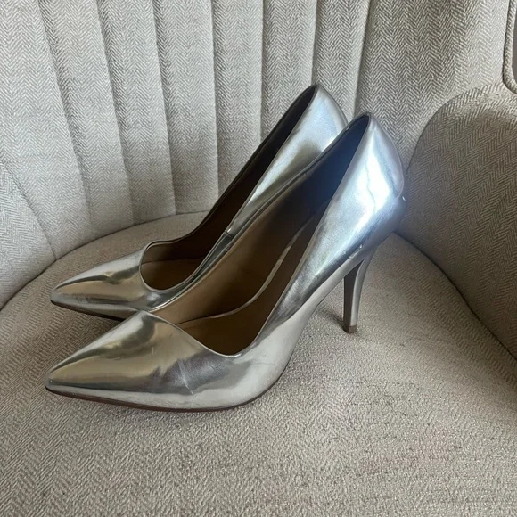 SOLD Chrome Heels - Picture 4 of 12
